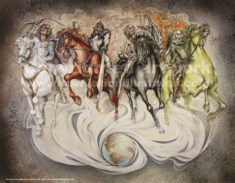 First Four Seals; The Four Horsemen 16"x20" Print - Revelation Productions