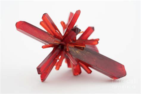 Red Crystal Photograph by Wladimir Bulgar/science Photo Library - Fine ...