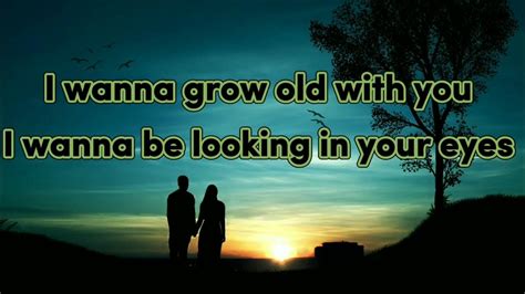 I wanna grow old with you _westlife(lyrics video) - YouTube