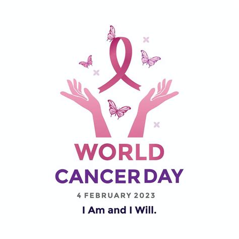 World Cancer Day Campaign logo. World Cancer Day poster or banner ...