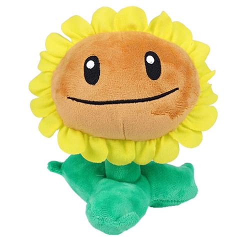 JHESAO 8" Sunflower Plants and Zombies vs Plush Zombies Toys PVZ ...