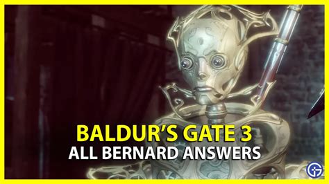 All Bernard Answers (Arcane Tower) - Esports Zip