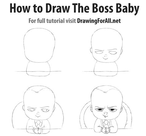 How To Draw Boss Baby - HOWTONC