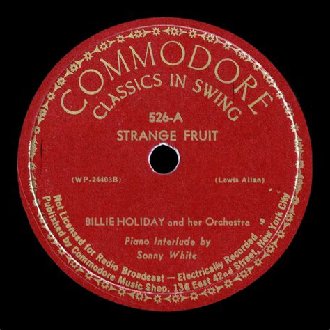 Strange-Fruit-Commodore-1939 - Commodore Records - Wikipedia | Strange ...