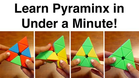 How to Solve a Pyraminx in Under 1 Minute! - YouTube