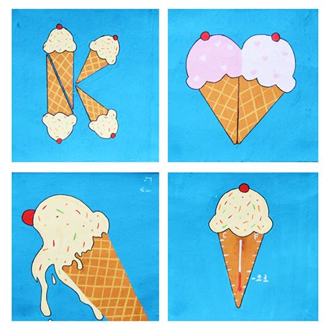 ice cream 101 on Behance