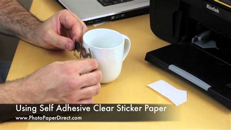 Printable Clear Sticker Paper Inkjet Printer