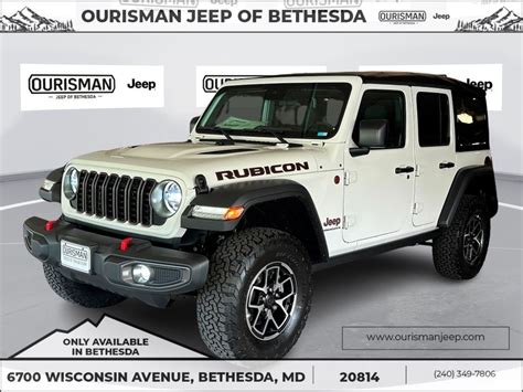 New 2024 Jeep Wrangler Rubicon For Sale at Ourisman Jeep in Bethesda ...