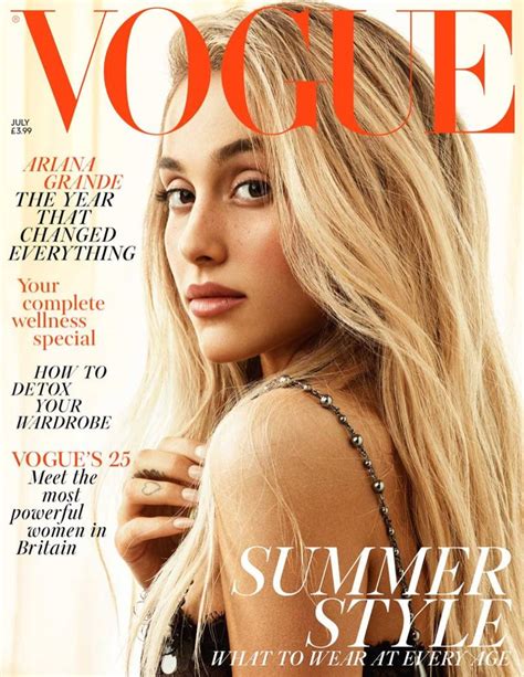 Ariana Grande | Vogue UK | 2018 Cover | Hairstyle