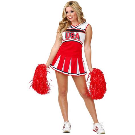 Cheerleader USA Women's Adult Halloween Costume - Walmart.com