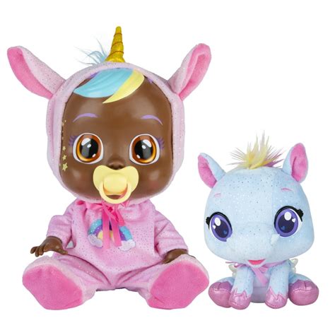 Cry Babies Fantasy Jassy and Nila - 12 inch Baby Doll and 6 inch Stuffed Animal Pet - Walmart ...