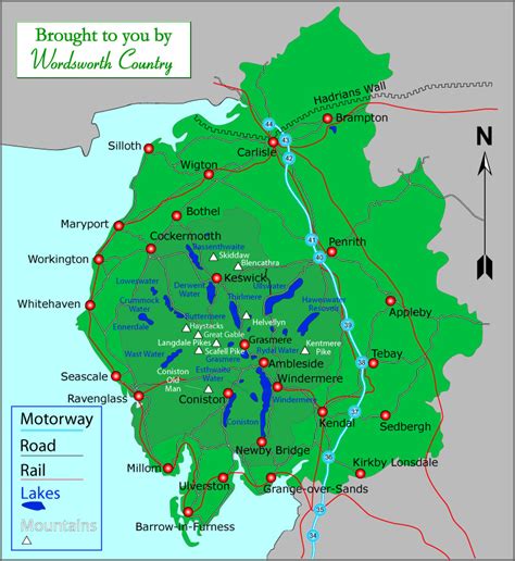 The Lake District Map - Campus Map