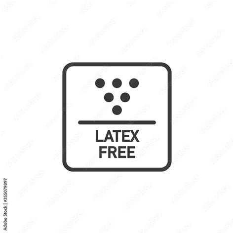 "Latex free" icon. Vector Stock Vector | Adobe Stock