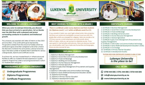 Welcome to Lukenya university Apply for... - Lukenya University | Facebook