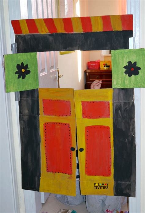 Incredibly Easy DIY Puppet Theater From Cardboard Box | Puppets diy, Recycled crafts kids ...