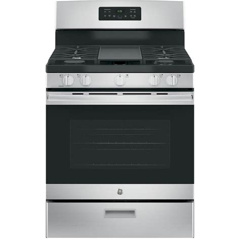 Ge Spectra Gas Stove: Ge Gas Range Stainless Steel