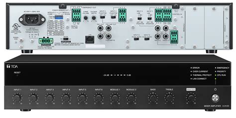 TOA A-812D Digital Mixer Amplifier [A-812D] : AVShop.ca - Canada's Pro Audio, Video and DJ Store