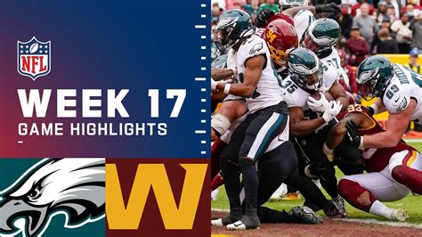 Eagles vs. Washington Football Team Week 17 Highlights | NFL 2021