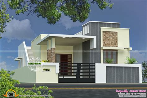 Single floor house | Kerala house design, House roof design, House ...