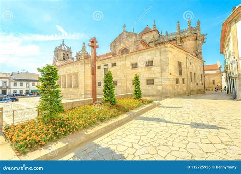 Braga Cathedral Portugal editorial photo. Image of gothic - 112725926