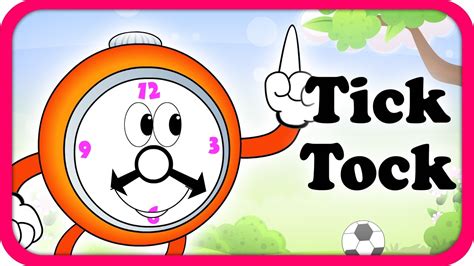 Tick Tock Merrily Sings The Clock Lyrical Video | English Nursery Rhymes Lyrics For Kids ...