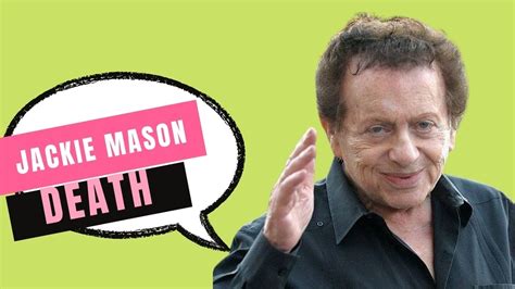 Jackie Mason Death : at 93, a Rabbi Who Became a Stand-up Comedian ...