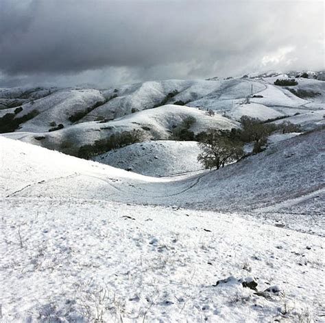 Bay Area mountains got as much as 6 inches of snow Tuesday