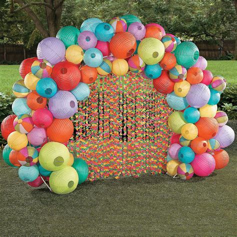 Luau Lantern Archway Idea | Luau party supplies, Diy party decorations ...