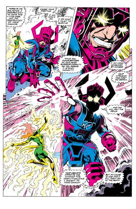 Comics Forever, The Phoenix Vs Galactus // art and words by Alan...