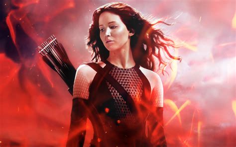 Katniss In The Hunger Games Catching Fire - Wallpaper, High Definition, High Quality, Widescreen