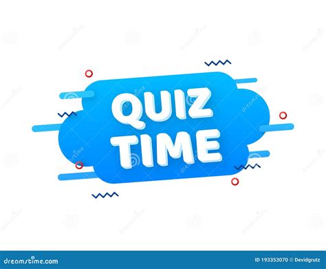 Quiz Time Logo with Clock, Concept of Questionnaire Show Sing, Quiz ...