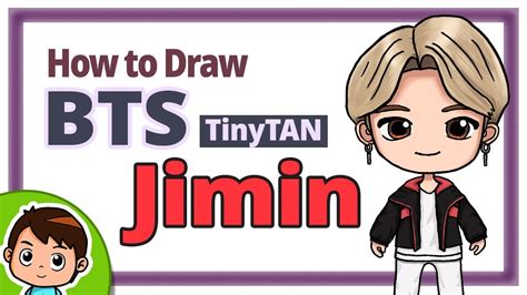 How to draw BTS Jimin | TinyTan | Magic Door | Chibi drawing step by ...