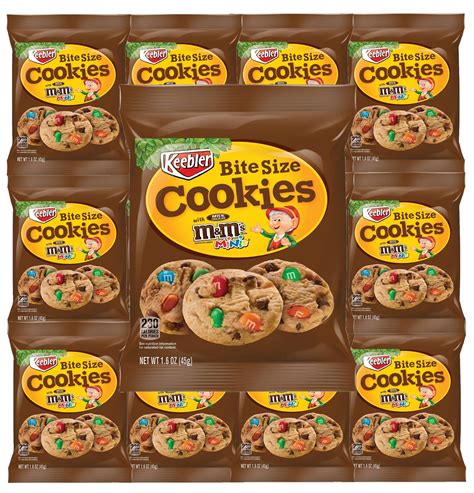 Keebler M&M Cookies 1.6oz Pouches 12 Count