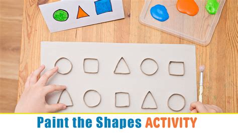 Easy Paint the Shapes Activity for Preschoolers - Happy Toddler Playtime