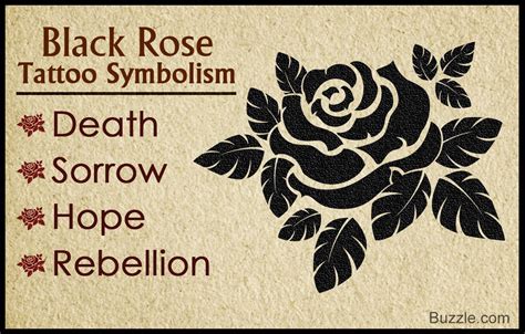 There can be varied meanings of a black rose tattoo, depending on the ...