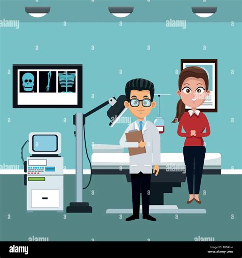 Doctors office cartoon Stock Vector Image & Art - Alamy