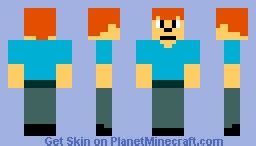 (futurama) Cubert Farnsworth (the professer's clone) Minecraft Skin