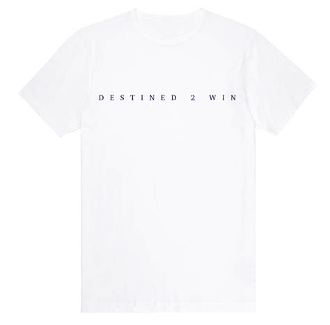 Lil Tjay Merch Destined 2 Win White T-Shirt | WHAT’S ON THE STAR?