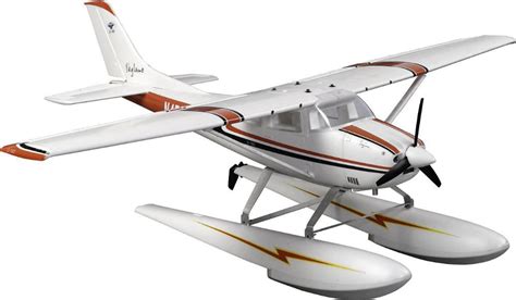 Popular! 6ch 2.4G EPO 1.5m Large Cessna 182 seaplane rc plane model electric RTF but no battery ...