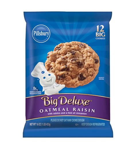 Pillsbury Big Deluxe Oatmeal Raisin Cookie Dough Review