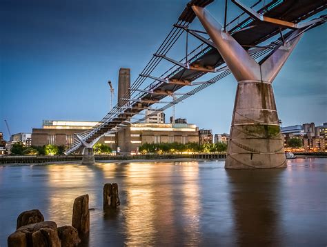 Millennium Bridge and Tate Modern, United Kingdom