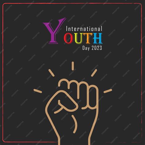 Premium Vector | International youth day 2023