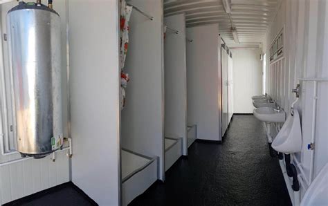 Relocatable containerised ablution facilities - Container Conversions