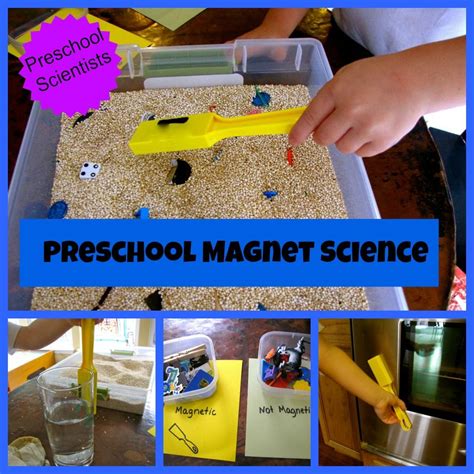 Preschool Magnet Science | Creekside Learning | Magnets science, Science experiments kids ...