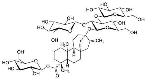 Structure of Rebaudioside A. | Download Scientific Diagram