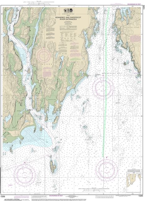 Kennebec River Entrance 2014 Old Map Nautical Chart AC Harbors 2 238 ...