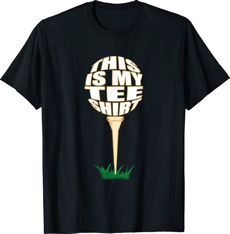 tee shirt funny golf t shirt this is my tee golfer t shirt men - Buy t ...