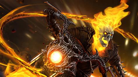 The Ghost Rider 4k Wallpaper,HD Superheroes Wallpapers,4k Wallpapers ...