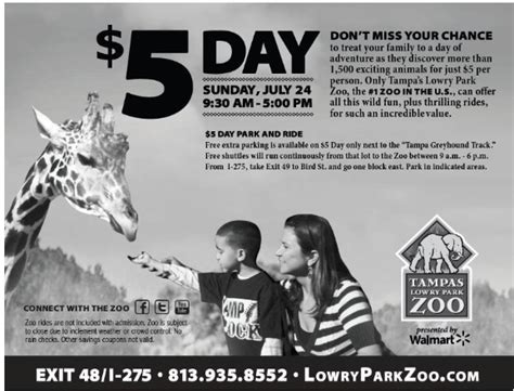 Tampa Bay Area - $5 Tickets to the Lowry Park Zoo Sunday