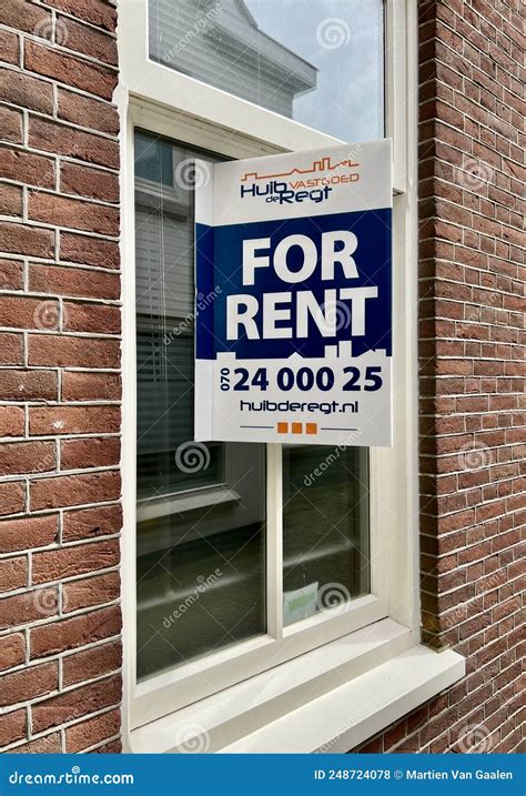 Sign with house for rent. editorial stock photo. Image of interest ...